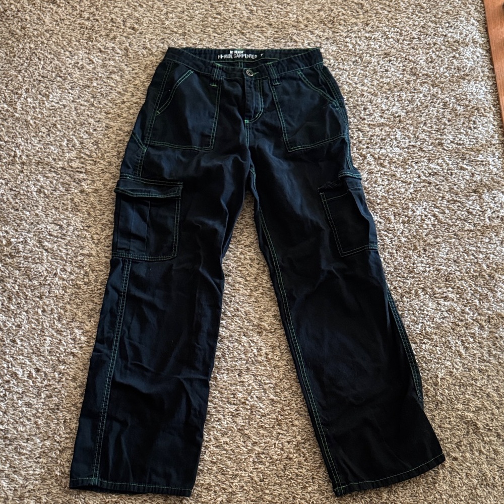 Juniors Hi Rise Carpenter Pants